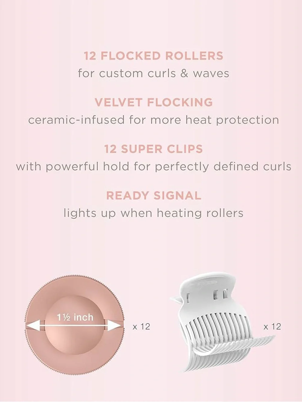 Conair Xtreme Big Curls Hot Rollers - Picture 2 of 5